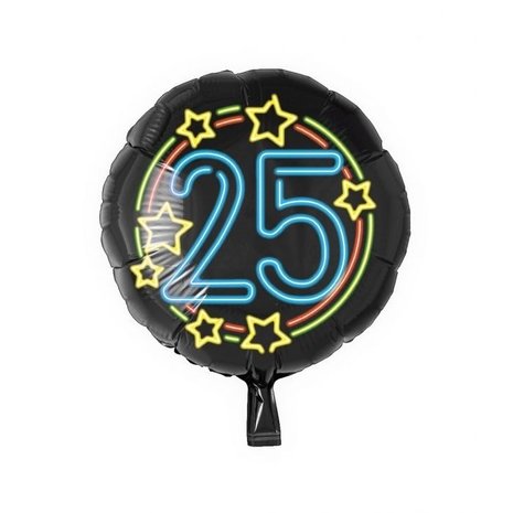 Heliumballon 25 Jahre Neon | 45 cm
