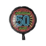 Paper Dreams Ballon d'hélium 50 ans Abraham Neon | 45 cm Paper Dreams Ballon d'hélium 50 ans Abraham Neon | 45 cm