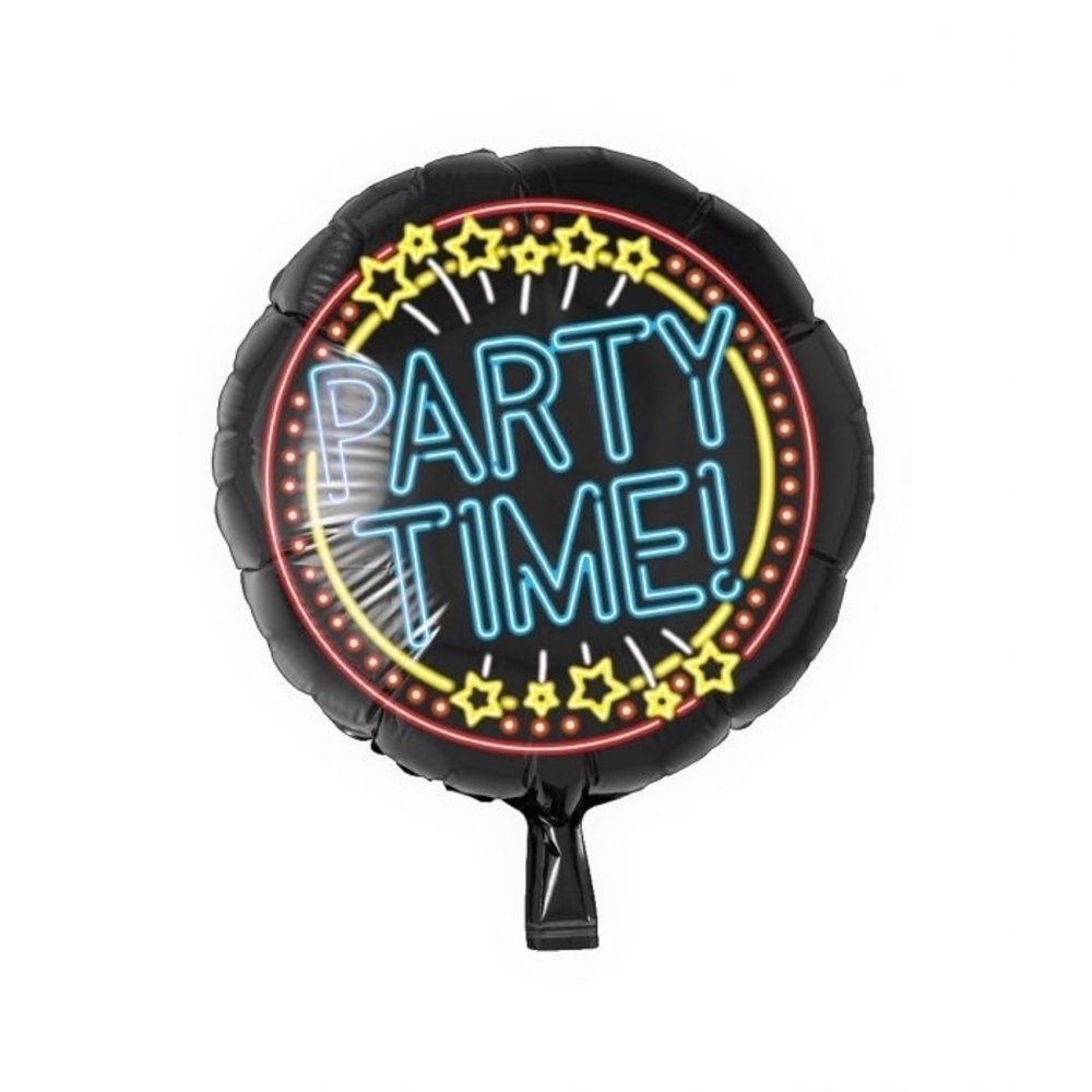 Paper Dreams Helium Balloon Party Time Neon | 45cm Paper Dreams Helium Balloon Party Time Neon | 45cm
