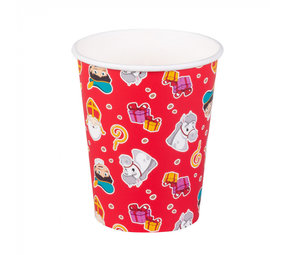 Cups Sint and Piet 210ml | 10 pieces