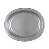 Unique Party Schaal Ovaal zilver 30x25cm | 8 stuks Unique Party Schaal Ovaal zilver 30x25cm | 8 stuks
