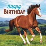 Creative Converting Horse & Pony Napkins 33x33cm Birthday | 12 pieces Creative Converting Horse & Pony Napkins 33x33cm Birthday | 12 pieces