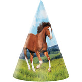 Creative Converting Paard & Pony feest hoedjes | 8 stuks Creative Converting Paard & Pony feest hoedjes | 8 stuks