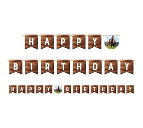 Creative Converting Paard & Pony letterslinger 274x15cm | per stuk