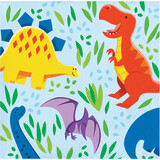 Creative Converting Dinosaurus Vriendjes servetten 25x25cm | 16 stuks