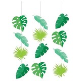 Creative Converting Jungle Safari Leaves hanging decoration 91cm | 3 pieces Creative Converting Jungle Safari Leaves hanging decoration 91cm | 3 pieces