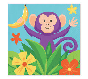 Creative Converting Servetten Jungle Safari 25x25cm | 16 stuks