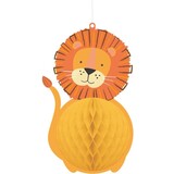 Amscan Get Wild Lion Nid d'Abeille 11,5x29cm | par pièce Amscan Get Wild Lion Nid d'Abeille 11,5x29cm | par pièce