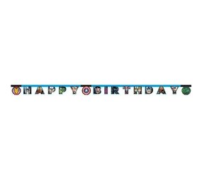 Procos Party Mighty Avengers letterslinger 2mtr | per stuk Procos Party Mighty Avengers letterslinger 2mtr | per stuk