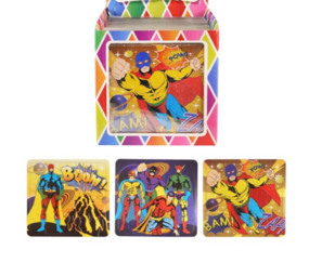 Henbrandt Puzzel Superhelden 13x13cm | per stuk Henbrandt Puzzel Superhelden 13x13cm | per stuk