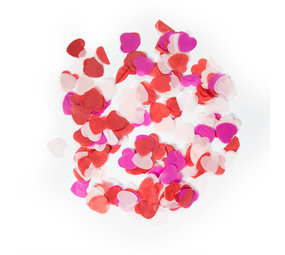 Folat Coeurs de confettis rouge/rose large | 14 grammes Folat Coeurs de confettis rouge/rose large | 14 grammes