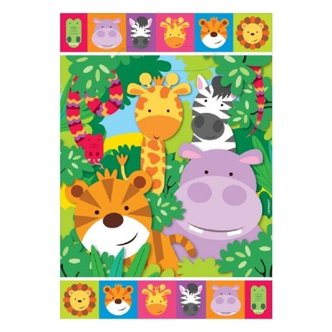 Amscan Sac de fête Animaux de la jungle nouveau | 8 pièces Amscan Sac de fête Animaux de la jungle nouveau | 8 pièces