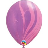 Qualatex Ballon marbré rose 28cm | 25 pièces