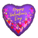 Anagram Helium Balloon Heart Purple Happy Valentine's Day | 45cm Anagram Helium Balloon Heart Purple Happy Valentine's Day | 45cm