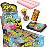 Johny Bee Kauwgom  radio active met tattooplaatje | per stuk Johny Bee Kauwgom  radio active met tattooplaatje | per stuk