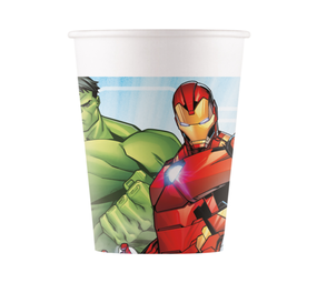 Procos Party Mug Mighty Avengers papier 200 ml | 8 pièces