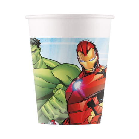 Procos Party Mug Mighty Avengers papier 200 ml | 8 pièces Procos Party Mug Mighty Avengers papier 200 ml | 8 pièces