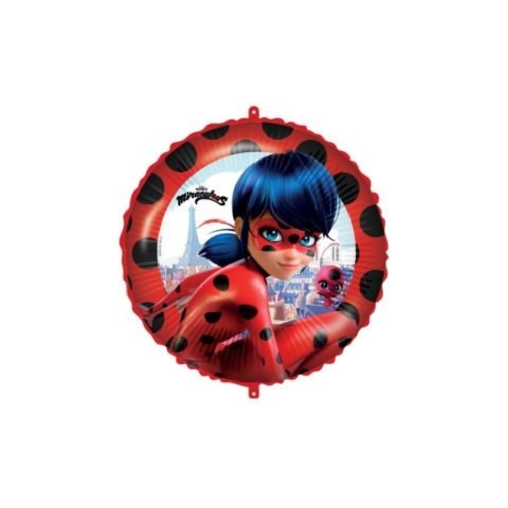 Globos Nordic Helium Balloon Miraculous Ladybug | 45cm Globos Nordic Helium Balloon Miraculous Ladybug | 45cm