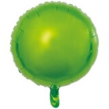 Globos Nordic Ballon hélium rond vert lime métallisé | 43cm