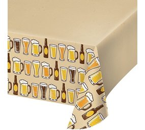 Creative Converting Nappe de table bière plastique | 137X259cm Creative Converting Nappe de table bière plastique | 137X259cm