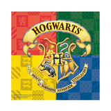 Procos Party Serviettes de table Harry Potter Hogwarts 33x33cm | 20 pièces
