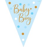 Oaktree Slinger flag line baby boy dots | 3.90cm Oaktree Slinger flag line baby boy dots | 3.90cm