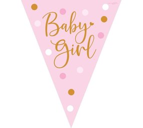 Oaktree Slinger flag line baby girl dots | 3.90cm Oaktree Slinger flag line baby girl dots | 3.90cm
