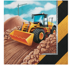 Creative Converting Servetten Big Under Constructie 24 x 24cm | 16 stuks