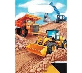 Creative Converting Tractation box Big Under Construction | 8 pieces Creative Converting Tractation box Big Under Construction | 8 pieces