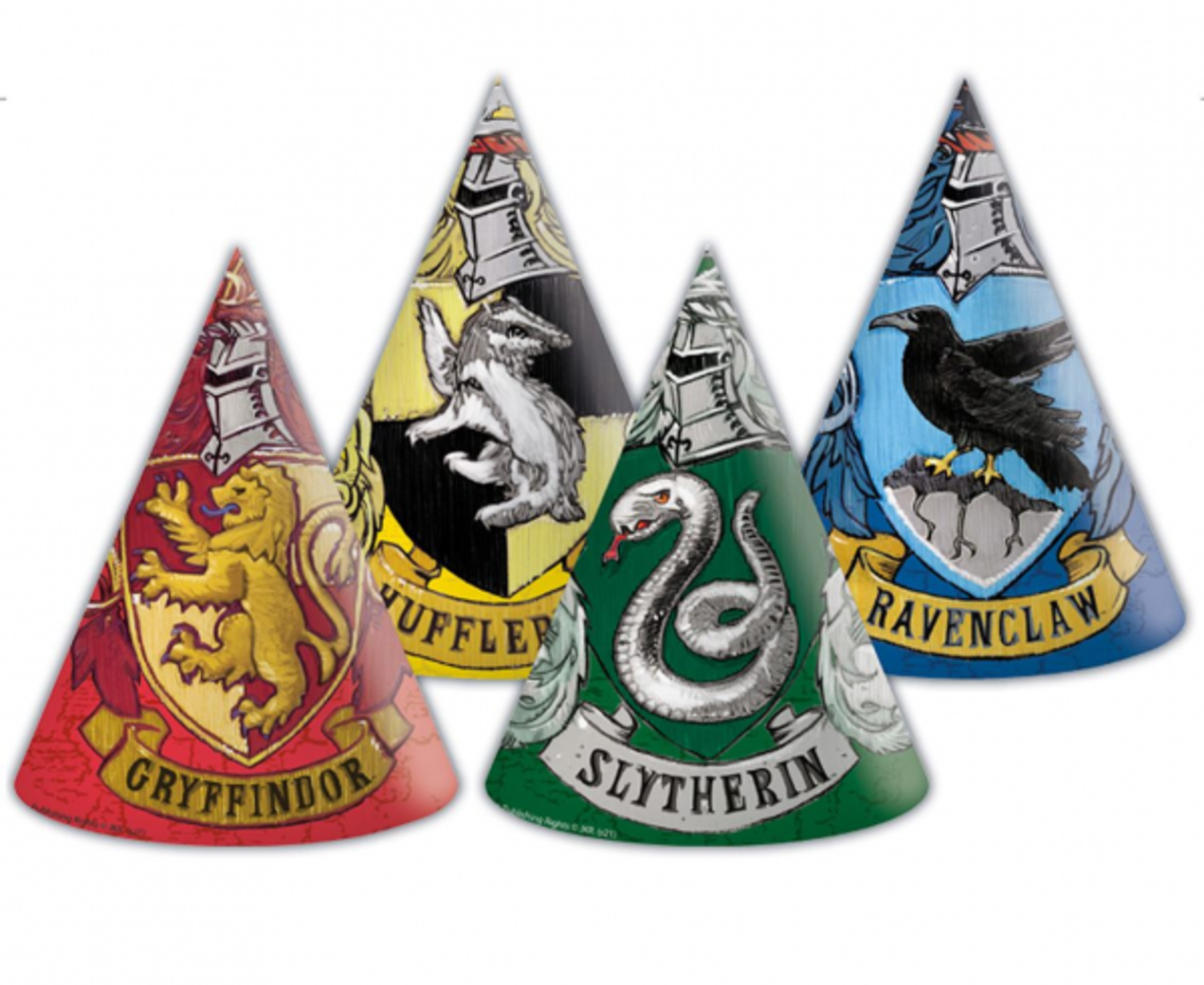 Procos Party Harry Potter Hogwarts hoedjes | 6 stuks Procos Party Harry Potter Hogwarts hoedjes | 6 stuks