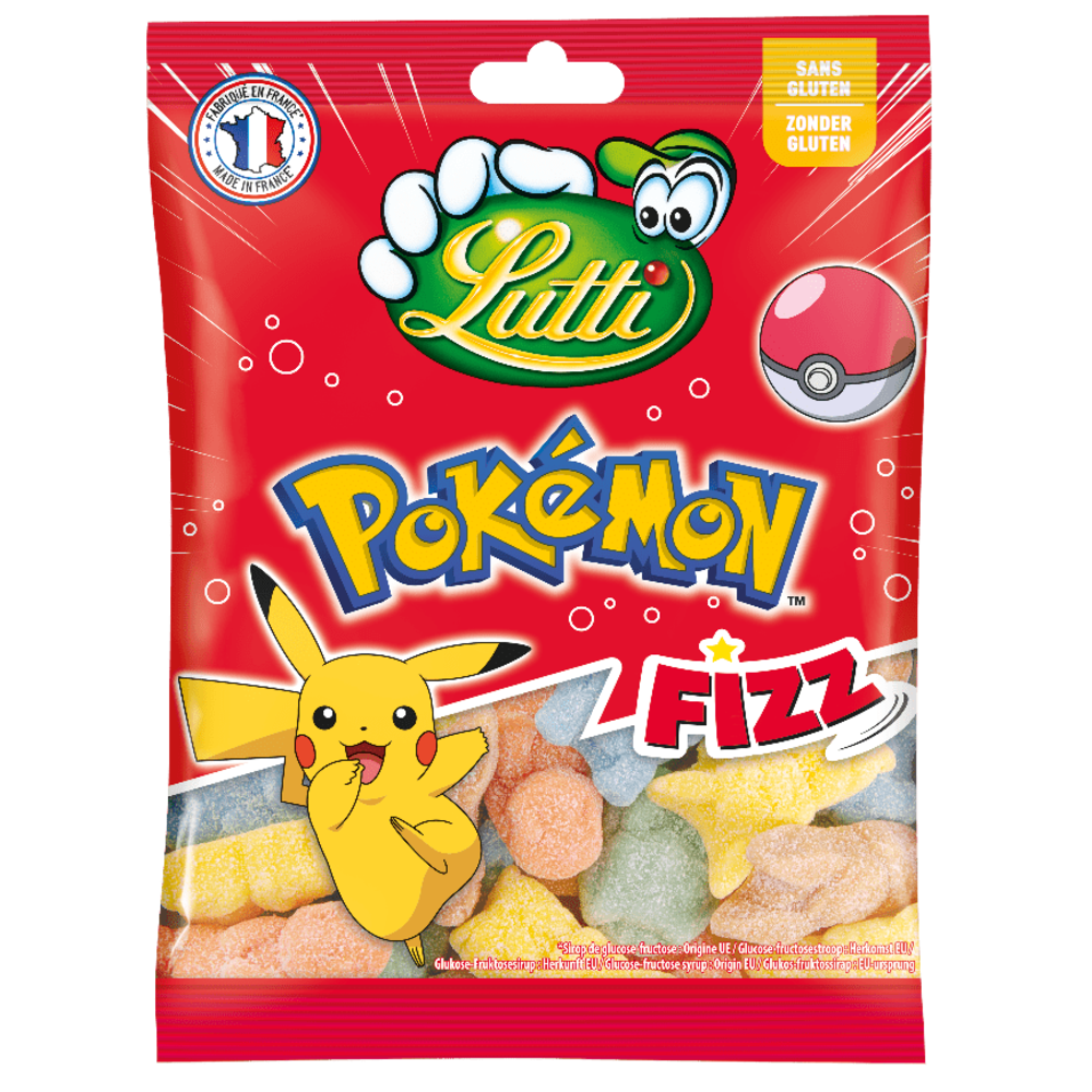 Lutti Pokémon Fizz | 180 grams