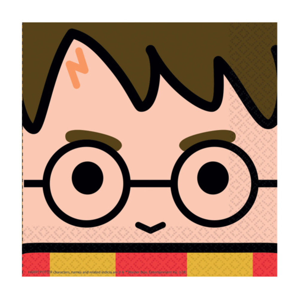 Amscan Harry Potter Cartoon Napkins 33x33cm | 16 pieces Amscan Harry Potter Cartoon Napkins 33x33cm | 16 pieces