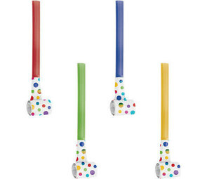 Creative Converting Roltongen Regenboog | 8 pieces