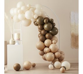 Ginger Ray Kit arche de ballon marron-nude | par unité Ginger Ray Kit arche de ballon marron-nude | par unité