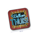 Paper Dreams Neon -Türschilder willkommen zu Hause | 50 cm Paper Dreams Neon -Türschilder willkommen zu Hause | 50 cm