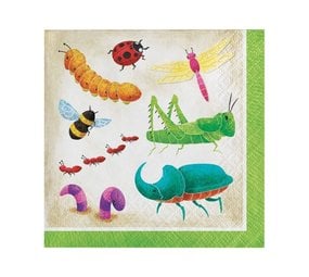Creative Converting Napkins insects 24x24cm | 16 pieces