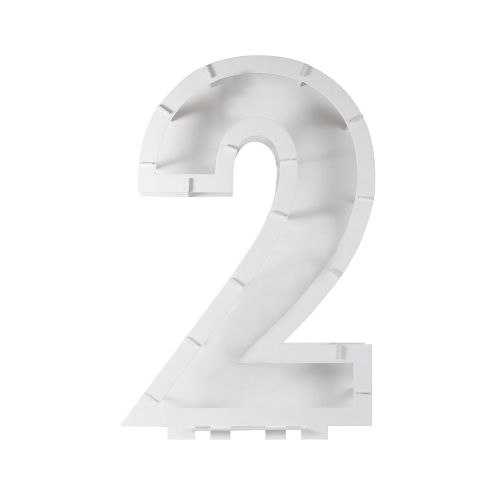 Ginger Ray Ballons mosaïque standard numéro 2 | par unité Ginger Ray Ballons mosaïque standard numéro 2 | par unité