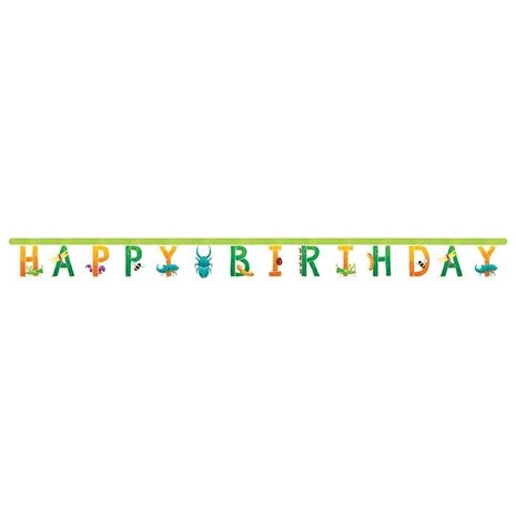 Creative Converting Letterlinger Insects Happy Birthday | 3 meters