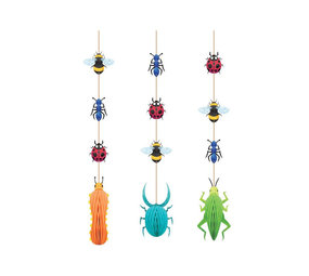 Creative Converting Décoration suspendue Insectes 99 cm | 3 pièces Creative Converting Décoration suspendue Insectes 99 cm | 3 pièces