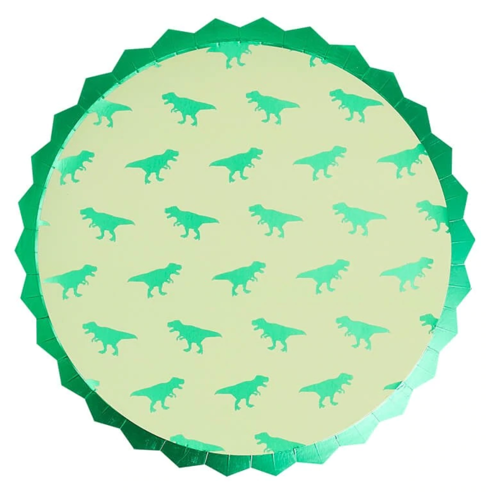 Ginger Ray Dinosaurus Roar plates 23 cm | 8 pieces Ginger Ray Dinosaurus Roar plates 23 cm | 8 pieces