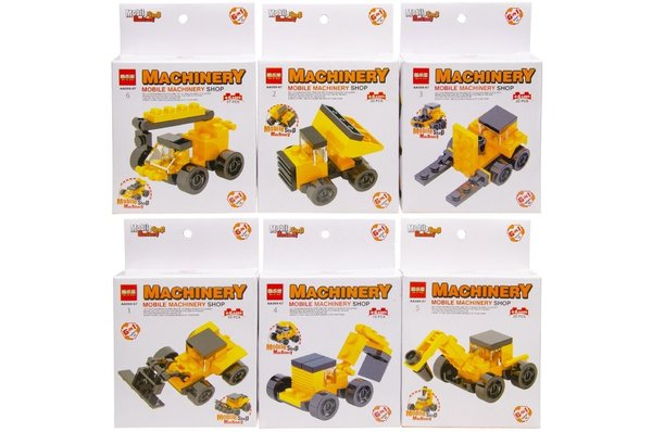LG Imports Brickz Building Set Construction Machines | per piece