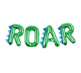Ginger Ray Dinosaurus Roar Ballons 40x10cm | pro 4 Buchstaben