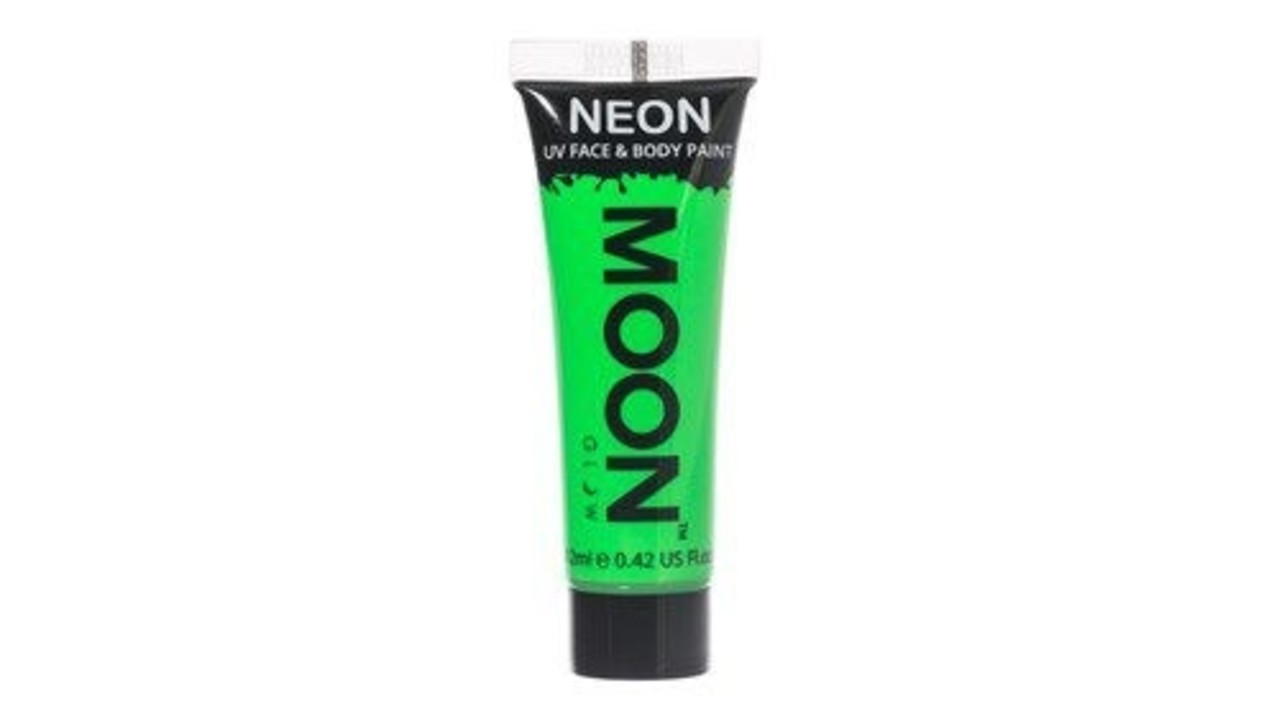Haza - Witbaard NEON face & body paint intense groen | tube van 12 ml