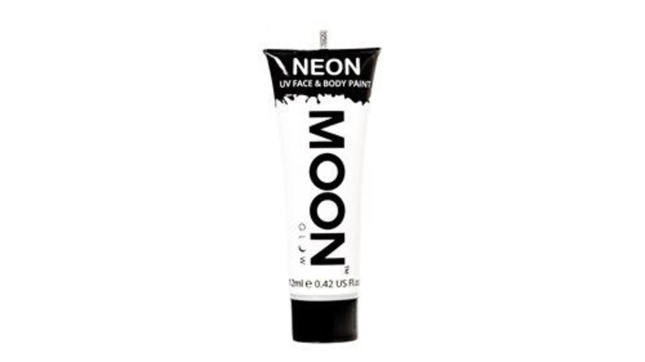 Haza - Witbaard NEON face & body paint wit | tube van 12 ml