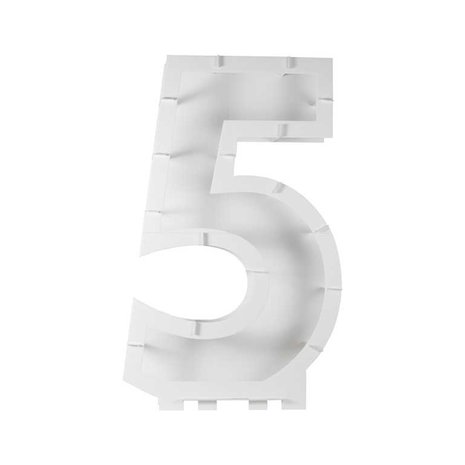 Ginger Ray Balloons Mosaic Standard Number 5 | per Unit Ginger Ray Balloons Mosaic Standard Number 5 | per Unit