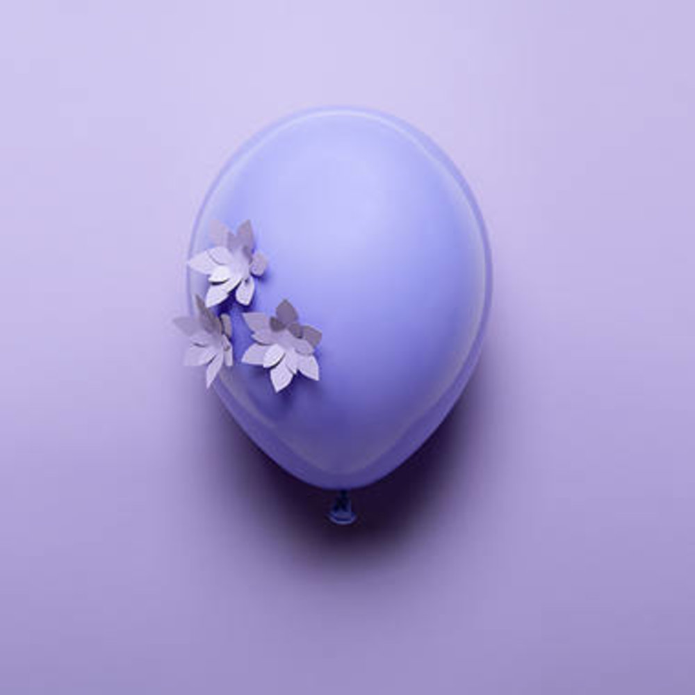 Folat Blue Balloons Cornflower Blue Mat 33cm | 10 pieces