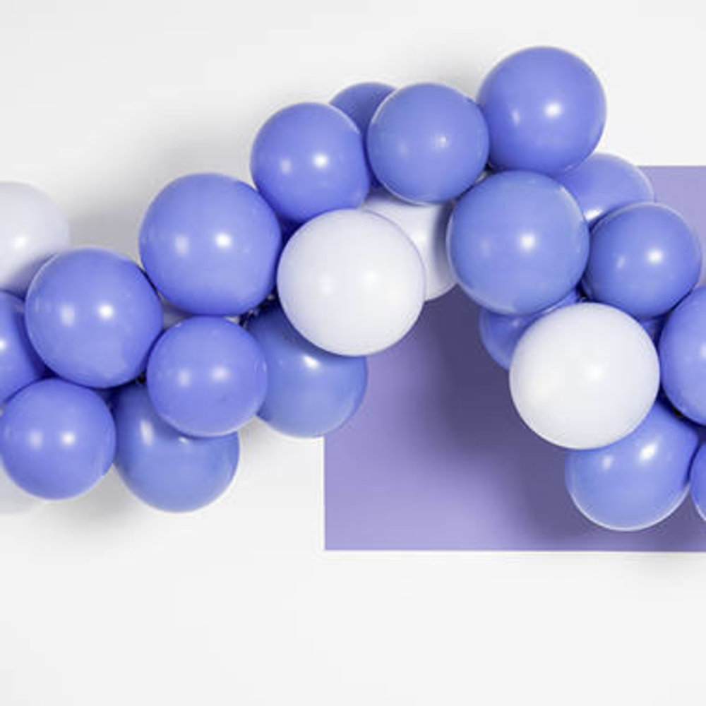 Folat Blauwe ballonnen Cornflower Blue mat 33cm | 10 stuks