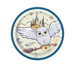 Unique Party Assiettes Harry Potter HP 18cm | 8 pièces