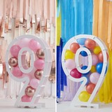 Ginger Ray Ballons mosaïque standard numéro 9 | par unité Ginger Ray Ballons mosaïque standard numéro 9 | par unité