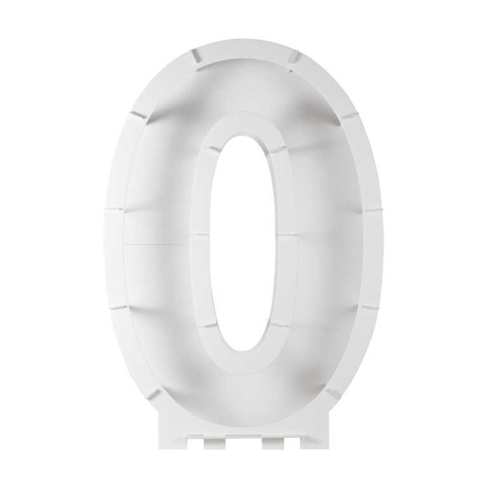 Ginger Ray Balloons Mosaic Standard Number 0 | per Unit Ginger Ray Balloons Mosaic Standard Number 0 | per Unit